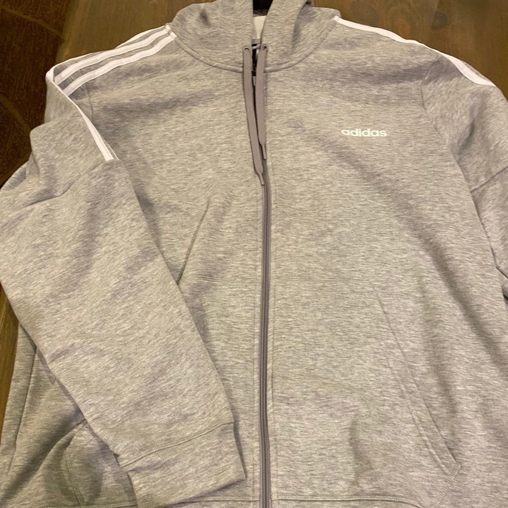 Men’s Adidas 2XL Jacket with hoodie